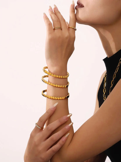 Women's Bracelet Simple Style and Buckle That Won't Fade Fashionable and Versatile Jewelry Accessories