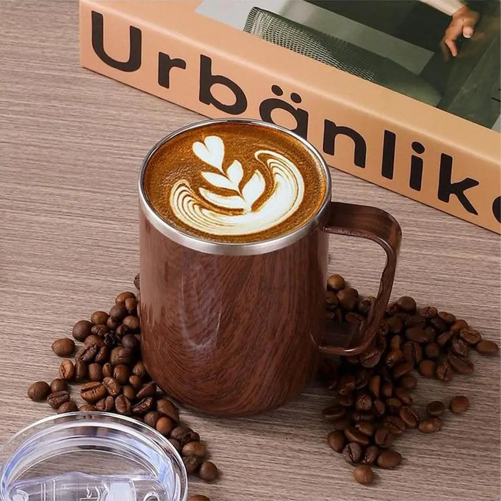 Travel Mug 500ml Stainless Steel Mug Leakproof Lid Food Grade Vacuum Insulated Cup BPA Free Insulated Tumbler Home Office