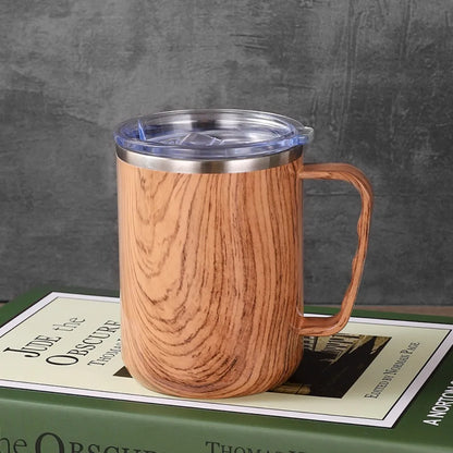Travel Mug 500ml Stainless Steel Mug Leakproof Lid Food Grade Vacuum Insulated Cup BPA Free Insulated Tumbler Home Office