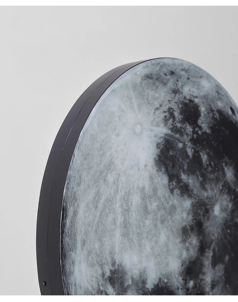 Modern 3D Moon Led Wall Lamp Living Room Background Light Home Decor Lamparas Bedroom Bedside Lighting Corridor Sconce Luminaire