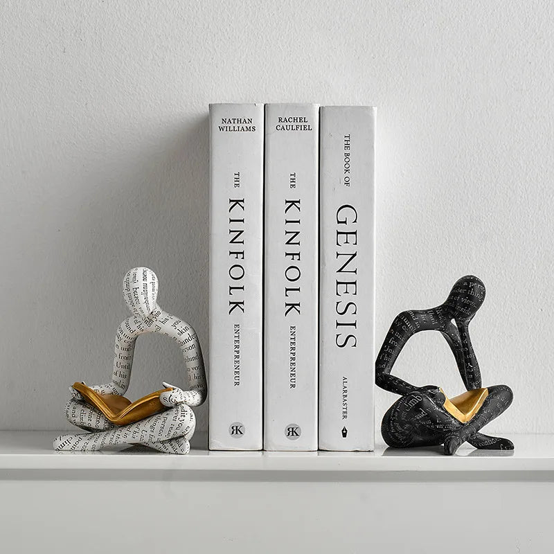 Creative Design Art Couple Figurines TV Cabinet Wine Cabinet Living Room Home Decor Soft Decoration Car Decoration