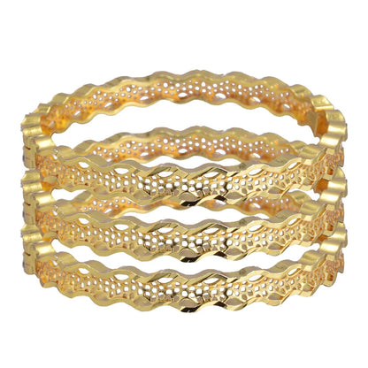 Dubai Gold Plated Bangles For Women Fashion Round Bracelet Flower Bracelet Feast Bijoux