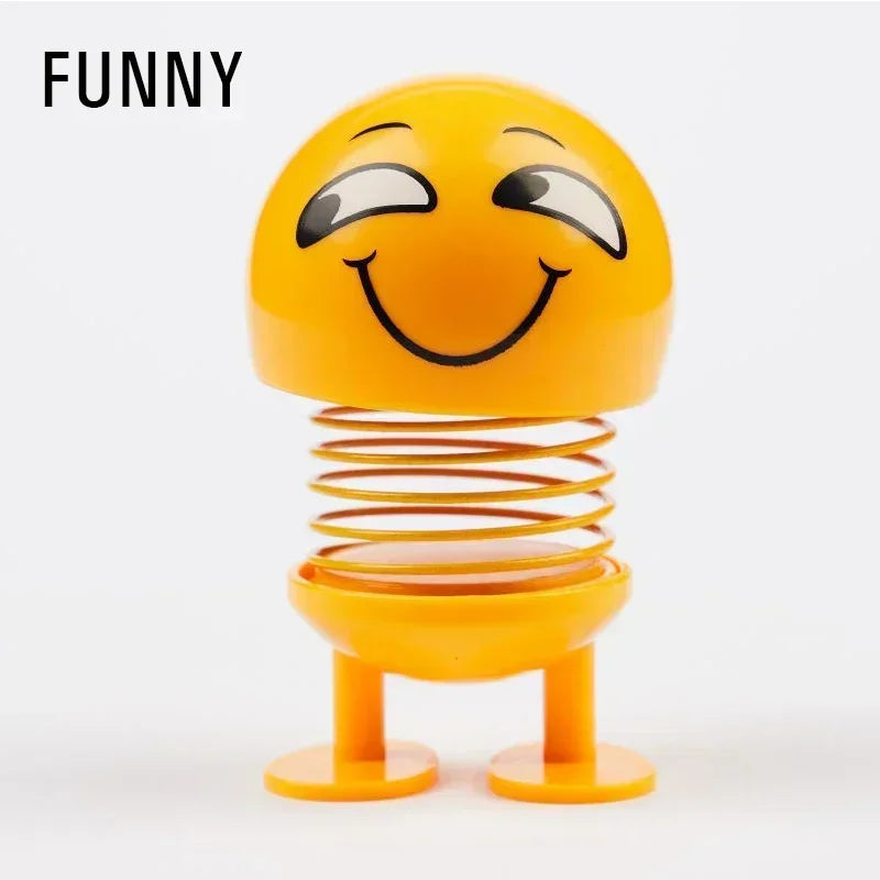 1pcs Funny Shaking Head Doll Car Small Ornaments Cute Car Accessories Interior Trims Creative Car Toys Decoration Accessories