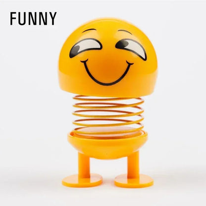 1pcs Funny Shaking Head Doll Car Small Ornaments Cute Car Accessories Interior Trims Creative Car Toys Decoration Accessories
