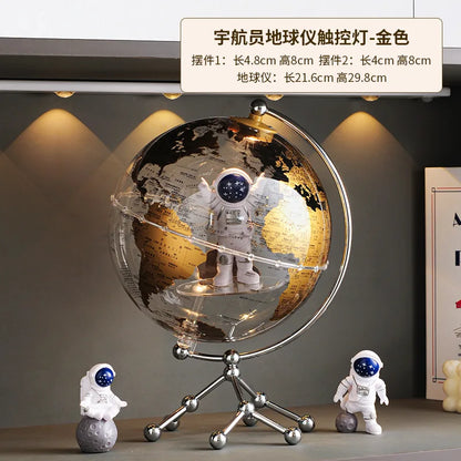 Hot Creative Globe Ornaments For Home Office Wine Cabinet Tv Cabinet Living Room Good Atmosphere High-End Decorations Gift