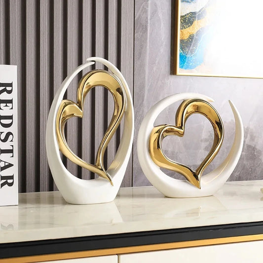 Creative Decoration Home Living Room foyer Wine Cabinet Decoration Ceramic Modern TV Cabinet Craft Decoratio