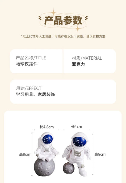 Hot Creative Globe Ornaments For Home Office Wine Cabinet Tv Cabinet Living Room Good Atmosphere High-End Decorations Gift