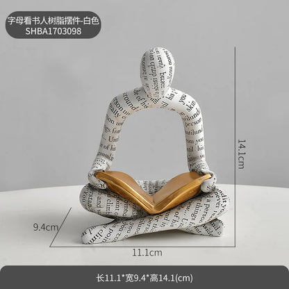 Creative Design Art Couple Figurines TV Cabinet Wine Cabinet Living Room Home Decor Soft Decoration Car Decoration