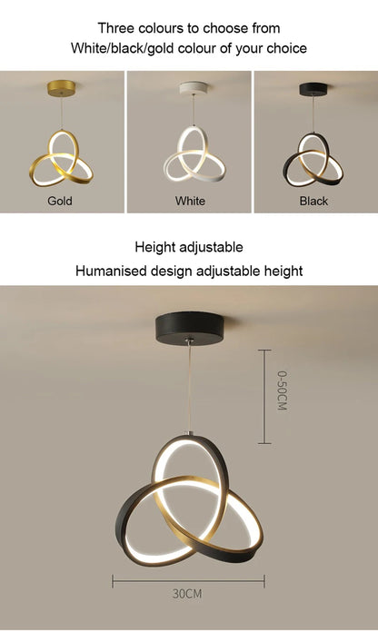 Lustre LED Pendant Lights Hanging Lamps For Ceiling Bedroom Bedside Dining Tables Living Room Decoration Nordic Pendant Lamp