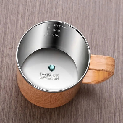 Travel Mug 500ml Stainless Steel Mug Leakproof Lid Food Grade Vacuum Insulated Cup BPA Free Insulated Tumbler Home Office