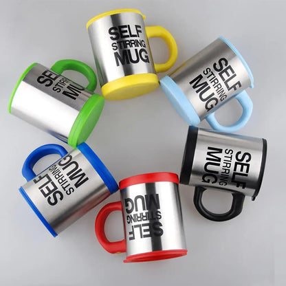 Mug 400ml Electric Mixing Cup Lazy Automatic Self Stirring Coffee Milk Drink Mug Blender Stainless Steel with Lid Gift Box
