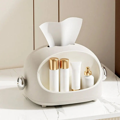 Desktop Decoration Cute Paper Box Creative Exquisite Tissue Box Simple Multi-purpose Napkin Storage Box Living Room