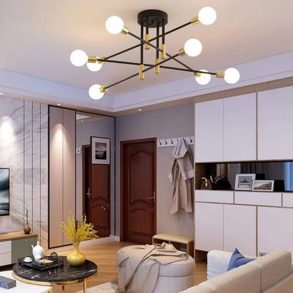 Chandeliers Retro Lighting Fixture Decoration Light Lustre Hanging Lamps Pendant Ceiling Led Chandelier Lamp Dinning Room Luxury