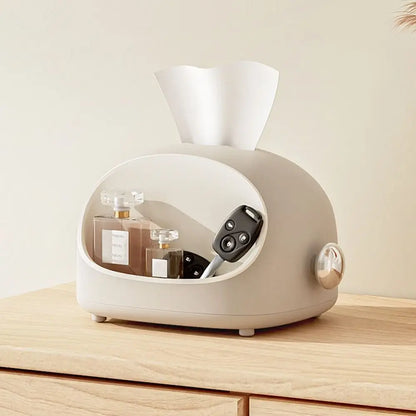 Desktop Decoration Cute Paper Box Creative Exquisite Tissue Box Simple Multi-purpose Napkin Storage Box Living Room