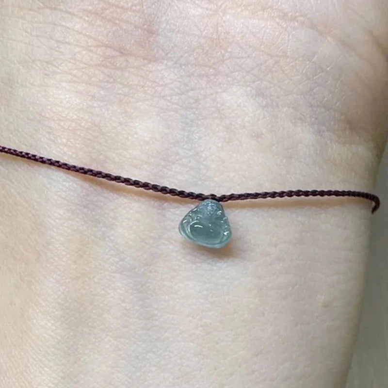 Jade Pixiu Bracelet Braided Bracelet For Women Men Wealth Good Luck Green Gemstone Stone Natural Jewelry Gifts