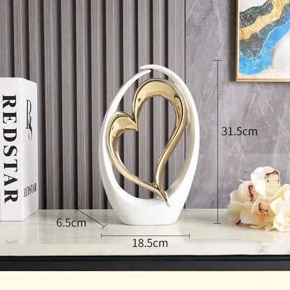 Creative Decoration Home Living Room foyer Wine Cabinet Decoration Ceramic Modern TV Cabinet Craft Decoratio