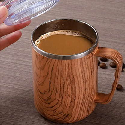 Travel Mug 500ml Stainless Steel Mug Leakproof Lid Food Grade Vacuum Insulated Cup BPA Free Insulated Tumbler Home Office