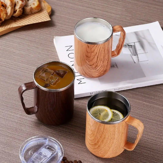 Travel Mug 500ml Stainless Steel Mug Leakproof Lid Food Grade Vacuum Insulated Cup BPA Free Insulated Tumbler Home Office