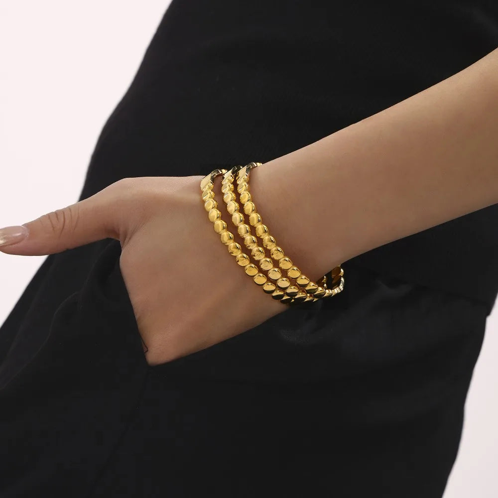 Women's Bracelet Simple Style and Buckle That Won't Fade Fashionable and Versatile Jewelry Accessories