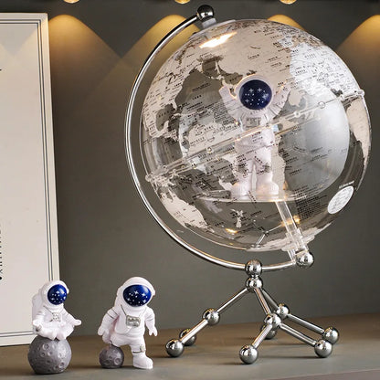 Hot Creative Globe Ornaments For Home Office Wine Cabinet Tv Cabinet Living Room Good Atmosphere High-End Decorations Gift