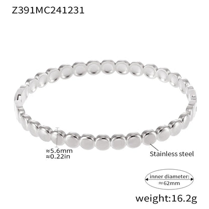 Women's Bracelet Simple Style and Buckle That Won't Fade Fashionable and Versatile Jewelry Accessories