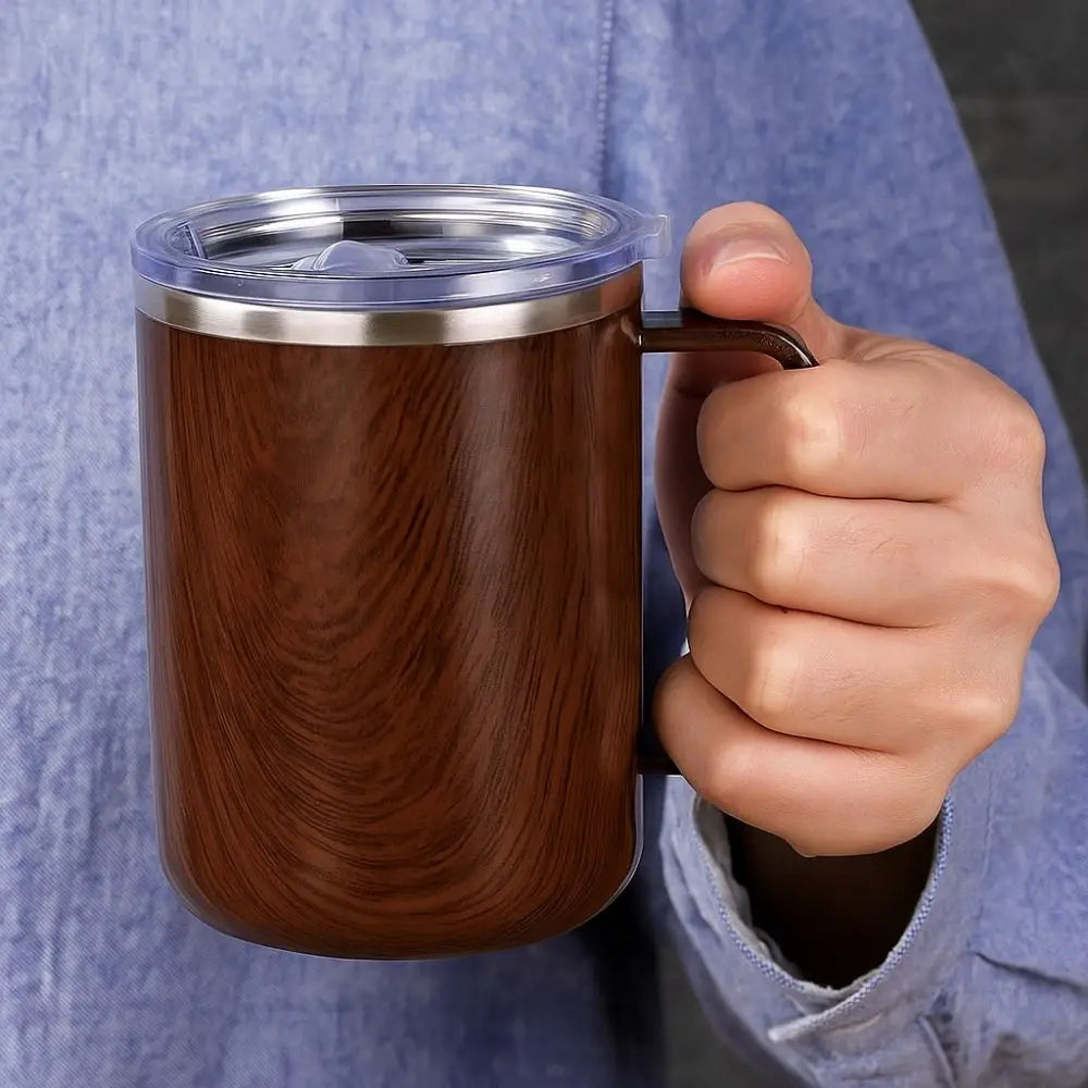 Travel Mug 500ml Stainless Steel Mug Leakproof Lid Food Grade Vacuum Insulated Cup BPA Free Insulated Tumbler Home Office