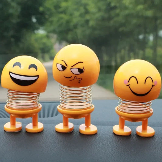 1pcs Funny Shaking Head Doll Car Small Ornaments Cute Car Accessories Interior Trims Creative Car Toys Decoration Accessories