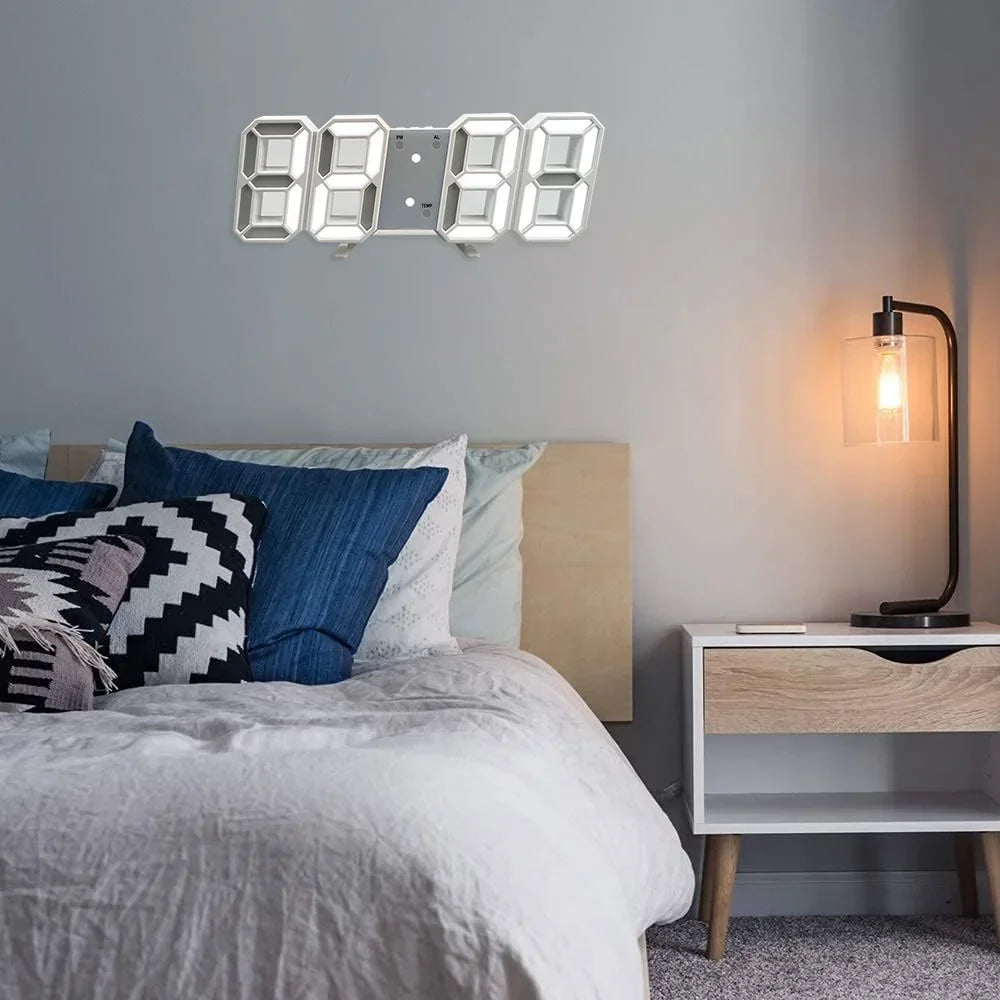 Digital Decoration for Bedroom Desk Watches Led Wall Clock Living Room Alarm Modern Home and Decoration Electronic Table Decor