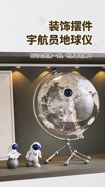Hot Creative Globe Ornaments For Home Office Wine Cabinet Tv Cabinet Living Room Good Atmosphere High-End Decorations Gift