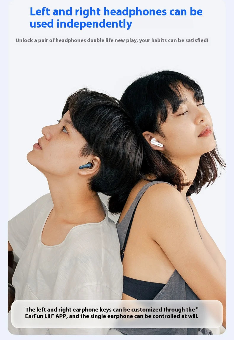 EarFun Air Pro 4 Wireless Earphone HI-FI Bluetooth5.4 Earphones Active Noise Reduction IPX5 Waterproof E-sports PC Gamer Earbuds