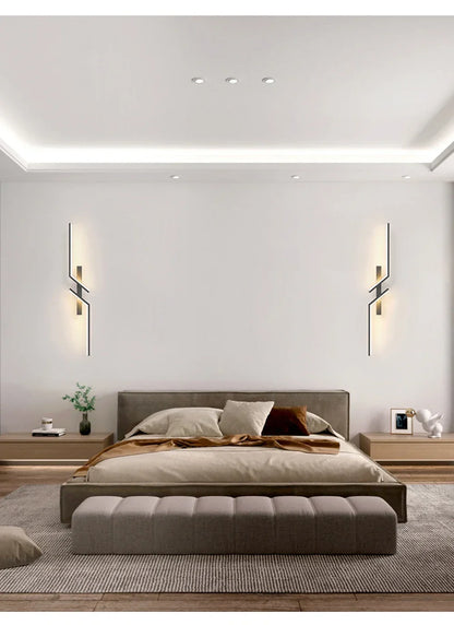 LED Wall Lamp Modern Home Decor Wall Sconce For Living Room Bedroom Bedside Minimalist Interior Decorative Lights