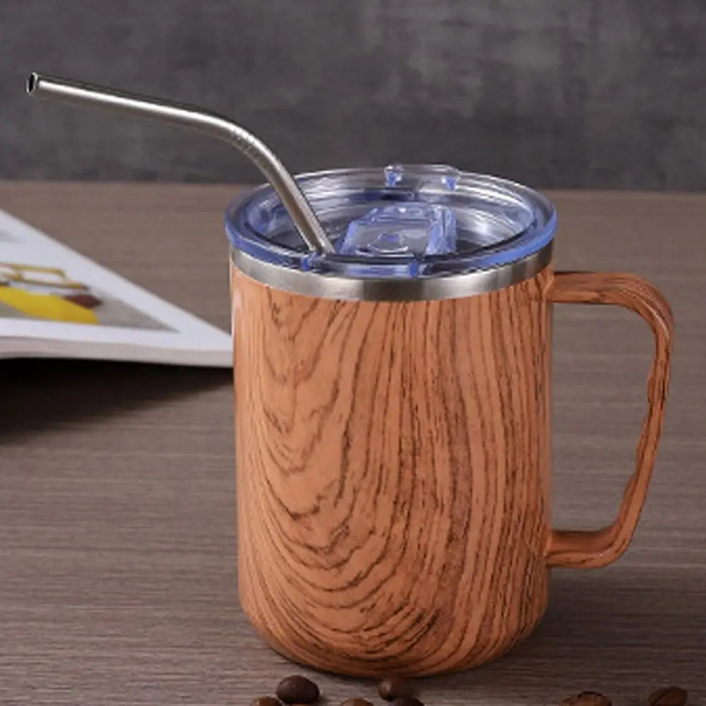 Travel Mug 500ml Stainless Steel Mug Leakproof Lid Food Grade Vacuum Insulated Cup BPA Free Insulated Tumbler Home Office
