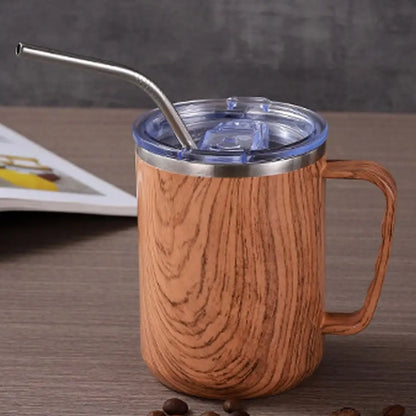 Travel Mug 500ml Stainless Steel Mug Leakproof Lid Food Grade Vacuum Insulated Cup BPA Free Insulated Tumbler Home Office