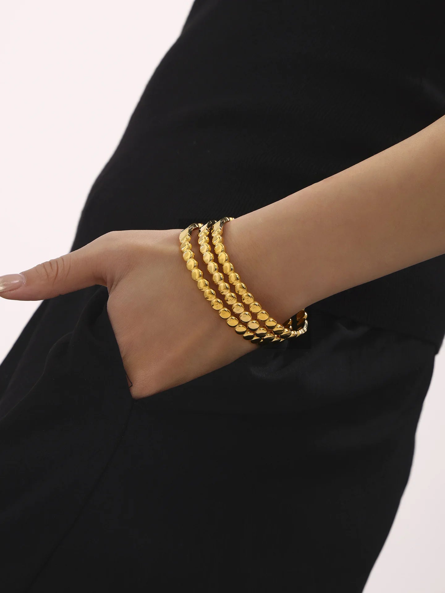 Women's Bracelet Simple Style and Buckle That Won't Fade Fashionable and Versatile Jewelry Accessories