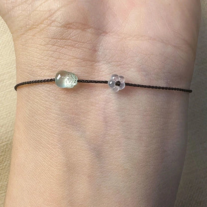 Jade Pixiu Bracelet Braided Bracelet For Women Men Wealth Good Luck Green Gemstone Stone Natural Jewelry Gifts