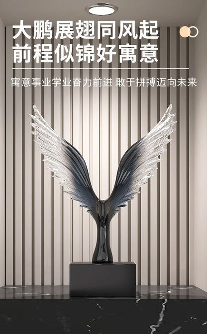 Creative Decor Sculptures Luxury Ornament  Artistic Soft Decoration  Modern Minimalist Living Room Office Wine Cabinet Decor