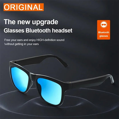 Original Lecoo C8 Glasses Earphones Wireless Bluetooth 5.0 Sunglasses Outdoor Sport Cycling Earbuds HiFi Stereo Music Headphones