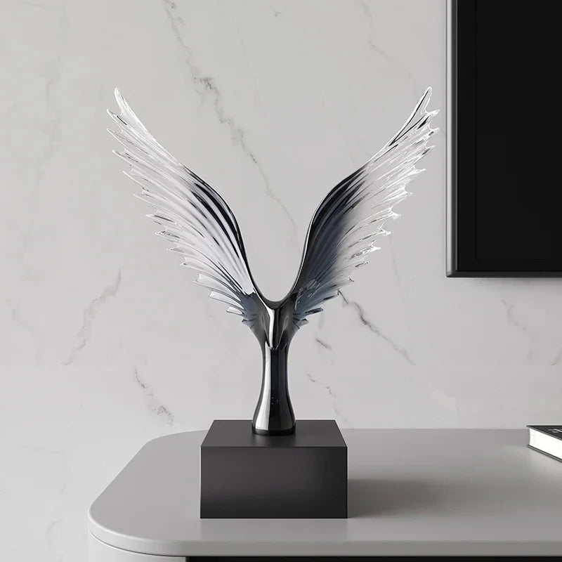 Creative Decor Sculptures Luxury Ornament  Artistic Soft Decoration  Modern Minimalist Living Room Office Wine Cabinet Decor