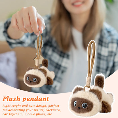 Cute Cartoon Cat Plush Toys Soft Plush Doll Car Bag Pendant Key Chain Stuffed Animals Toy Kids Girl Boy Gifts