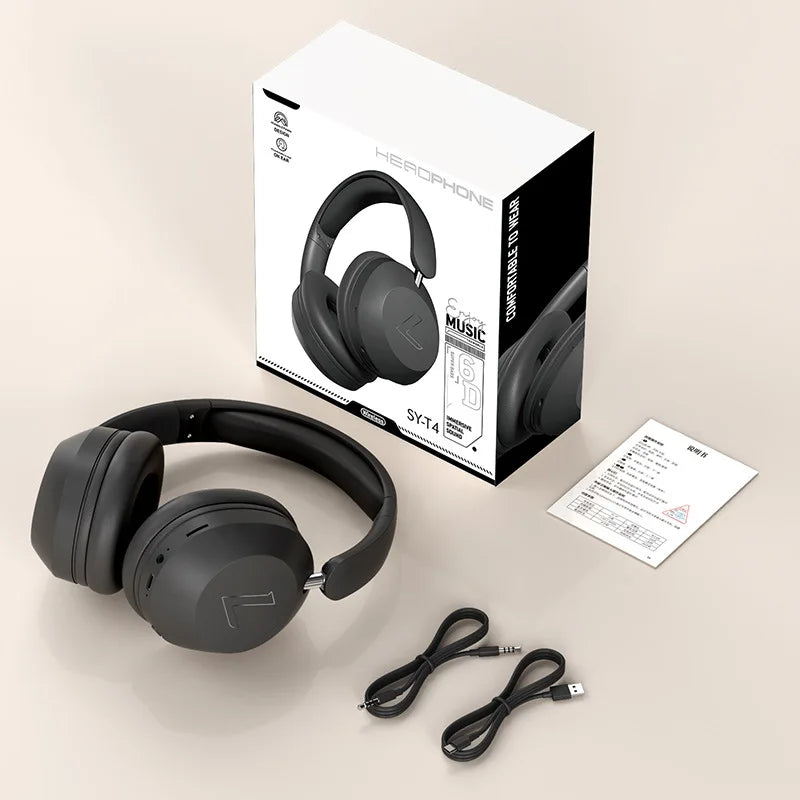 Bluetooth Music Headset New Over-the-Ear Wireless Headphones Versatile for High-Power Sports Mobile Headphones