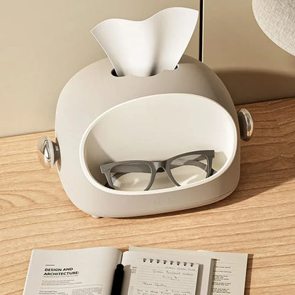 Desktop Decoration Cute Paper Box Creative Exquisite Tissue Box Simple Multi-purpose Napkin Storage Box Living Room