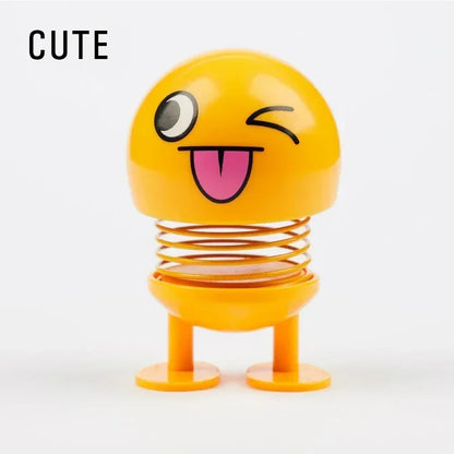 1pcs Funny Shaking Head Doll Car Small Ornaments Cute Car Accessories Interior Trims Creative Car Toys Decoration Accessories