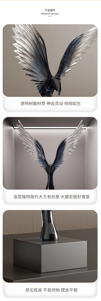 Creative Decor Sculptures Luxury Ornament  Artistic Soft Decoration  Modern Minimalist Living Room Office Wine Cabinet Decor