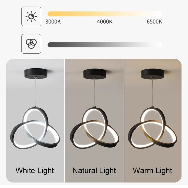 Lustre LED Pendant Lights Hanging Lamps For Ceiling Bedroom Bedside Dining Tables Living Room Decoration Nordic Pendant Lamp